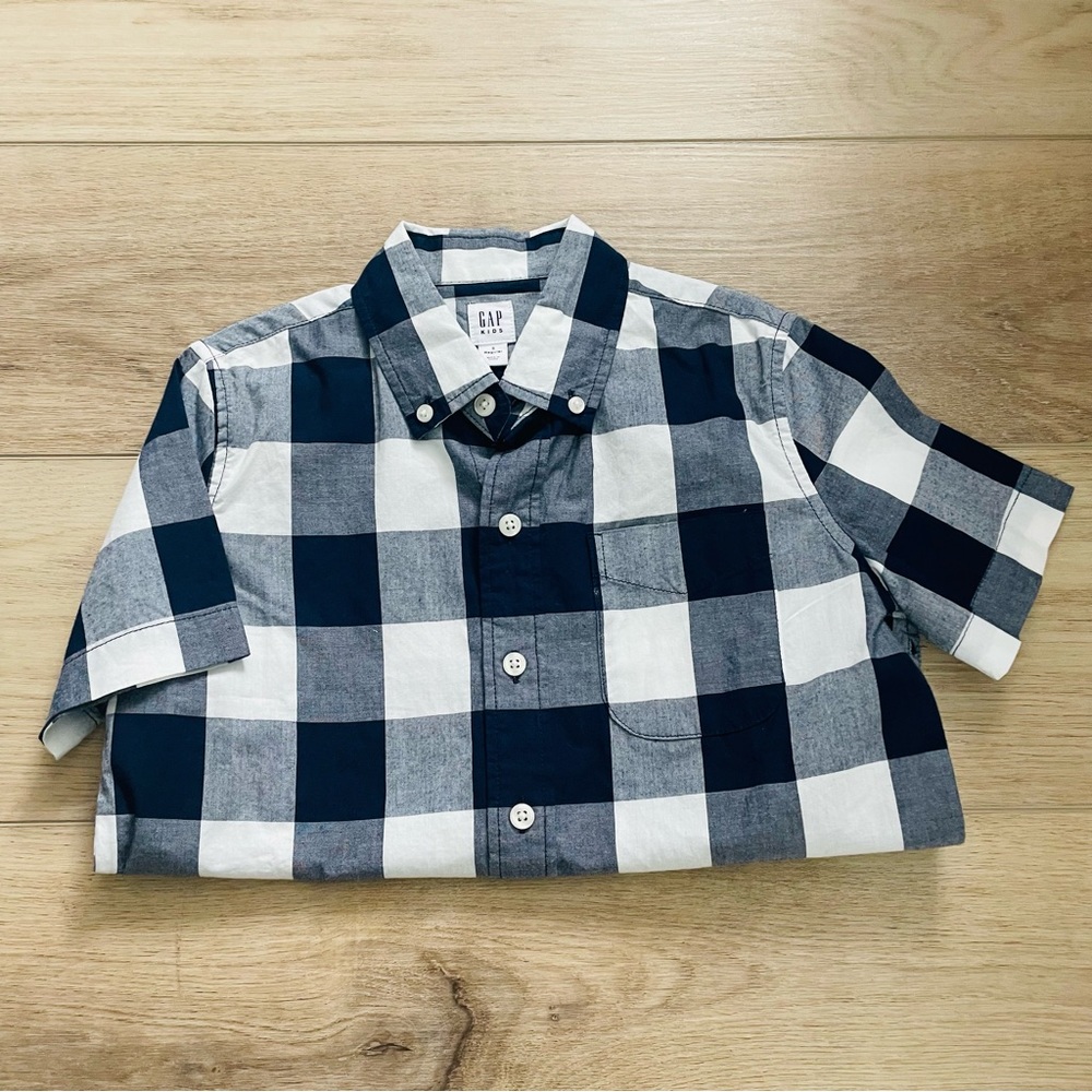 Gap S Button Up Shirt Buffalo Check - Picture 5 of 16
